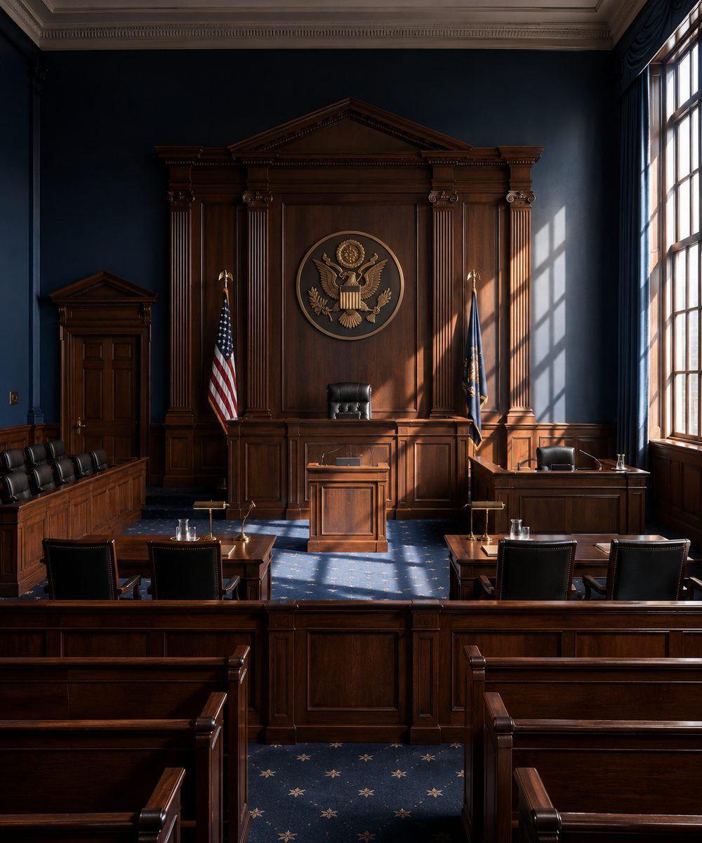 Federal courtroom